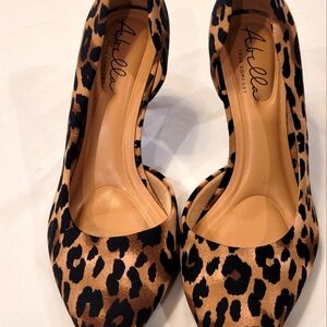 Abella Leopard print heels